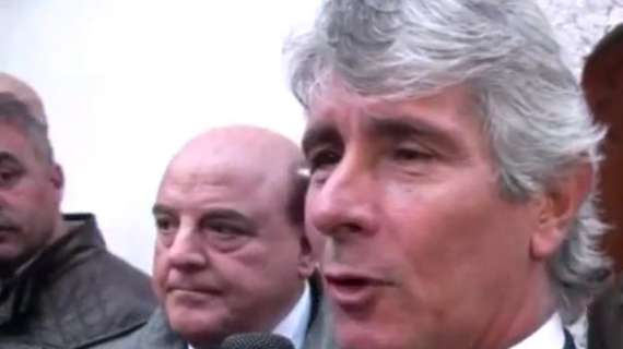 VIDEO - Il presidente di B Abodi ai funerali di Sibilia