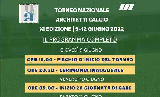 L'Irpinia si prepara ad ospitare l’XI Edizione del “Torneo Nazionale Architetti Calcio”