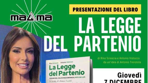 "La Legge del Partenio": il 7 dicembre ad Avellino la presentazione del libro con tanti ospiti illustri del mondo del calcio
