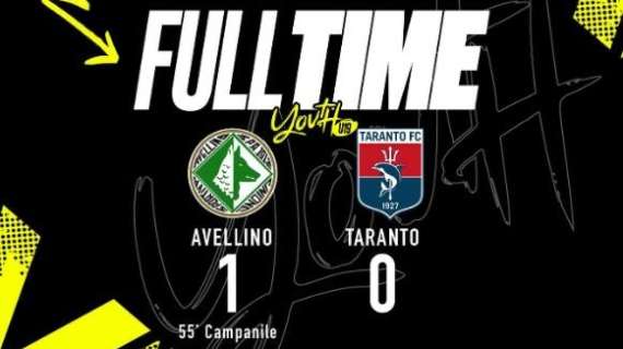 Primavera 3, l'Avellino batte di misura anche il Taranto. E' 1-0 al Partenio