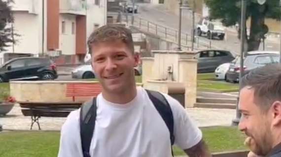VIDEO - Besaggio arrivato a Rivisondoli: da domani sarà a disposizione del mister