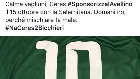 UFFICIALE - Ceres sponsor dell'Avellino nel derby con la Salernitana 