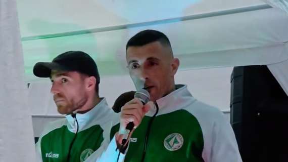 Armellino e Lescano da Prata: "Grazie a tutti questi tifosi, siete la nostra forza"