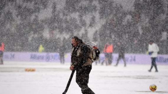 Neve: rinviata Brescia-Entella, rischiano altre 3 gare