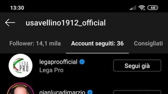 L'Avellino segue su Instagram Santaniello: ingaggio vicino?