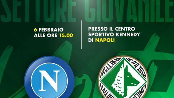 Avellino Under 15, sabato 6 febbraio amichevole con i pari età del Napoli. D'Agostino: "Opportunità importante"