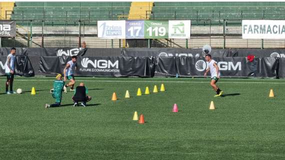 Avellino, ripresa la preparazione al Partenio: sei esuberi si allenano a parte