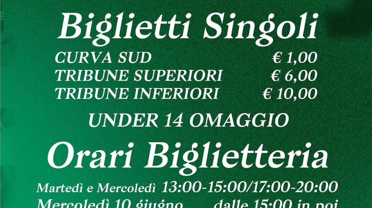Scandone Avellino-Reggio Calabria, parte la prevendita per Gara 2