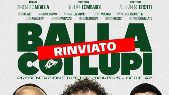 Avellino Basket, rinviata la presentazione della squadra a causa delle condizioni meteo