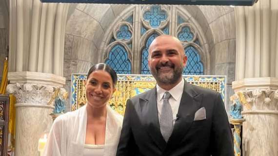 Biancolino e la moglie Mary festeggiano i 25 anni di matrimonio a New York