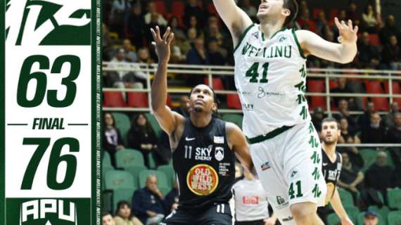 Non bastano Earlington e Bortolin all'Avellino Basket, al Paladelmauro passa Udine