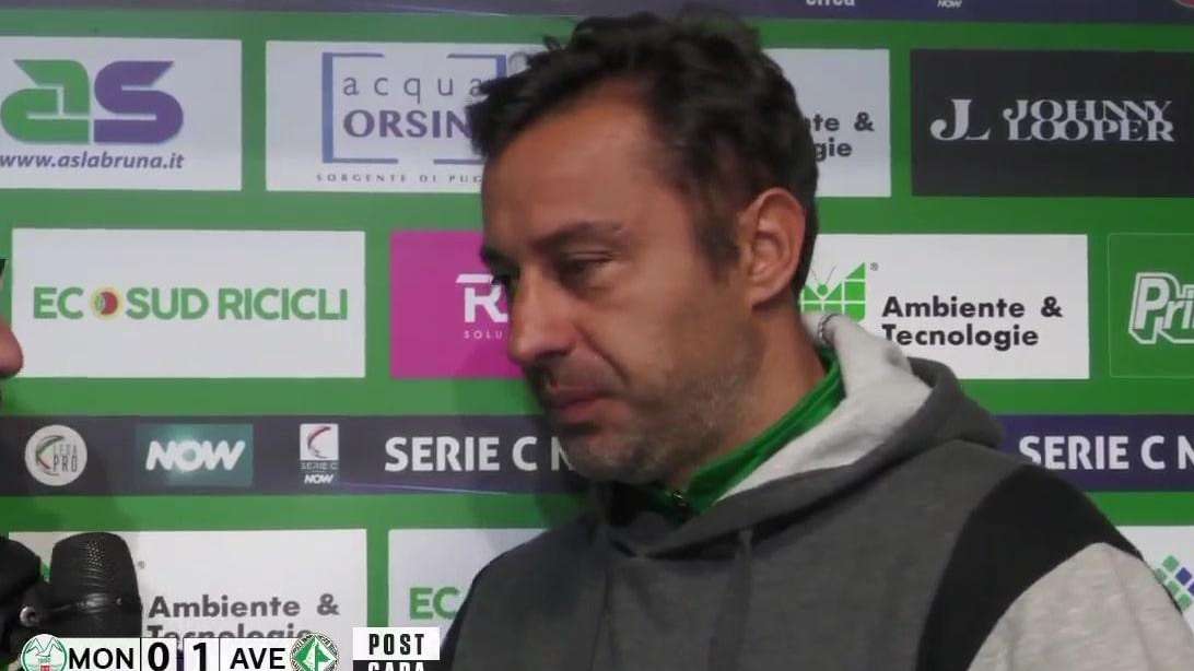 Gigi Anaclerio (vice all. Monopoli): "Ci è mancato il gol nel secondo tempo. Rigore un po' dubbio, gli episodi arbitrali possono pesare"