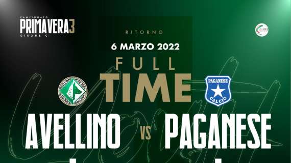 Primavera 3: l'Avellino riprende la Paganese. Finisce 1-1 al Partenio-Lombardi