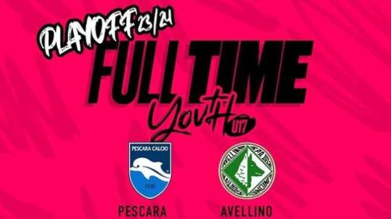 Under 17, l'Avellino fa 2-2 a Pescara nell'andata degli ottavi di finale dei playoff. Sabato il ritorno a Venticano