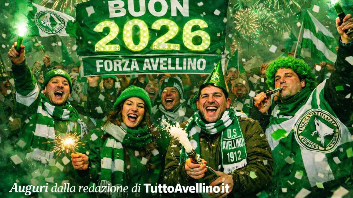 Auguri di un felice e prospero 2026 da parte di tutta la redazione di TuttoAvellino.it