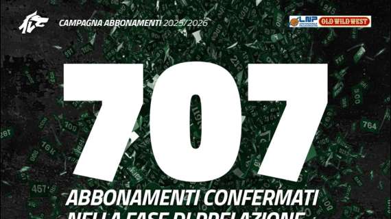 Avellino Basket, oltre 700 abbonamenti in prelazione. Oggi scatta la vendita libera