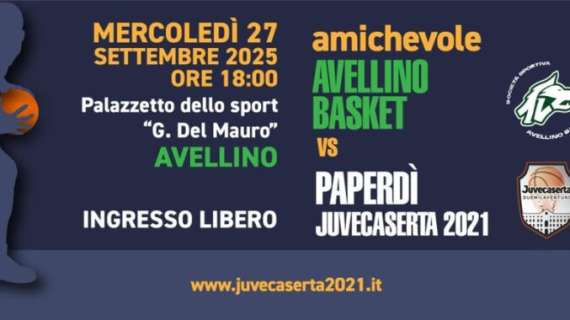 Avellino Basket contro la Paperdi JuveCaserta sarà ingresso gratuito