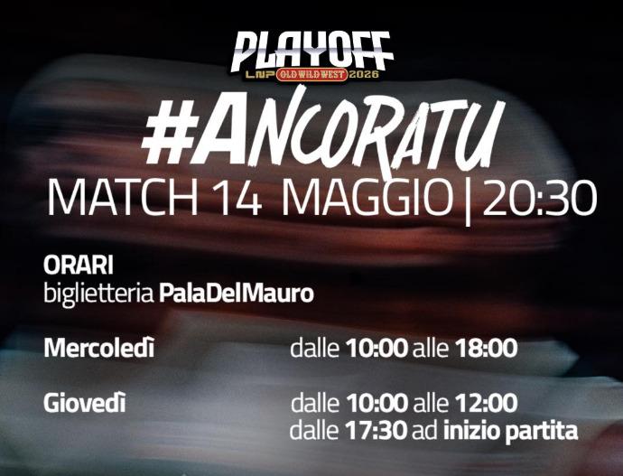Gara 4 Unicusano Avellino Basket - Fortitudo Bologna, biglietti in vendita