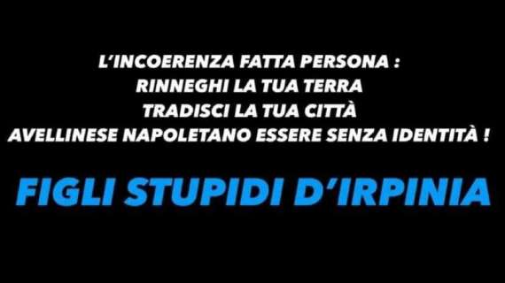 Iannuzzi su Fb: "Avellinese napoletano senza identità, figli stupidi d'Irpinia"