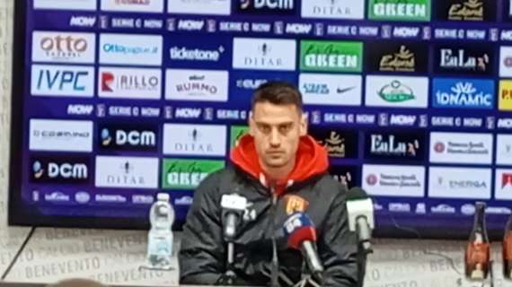 Benevento, Viviani: "Era importante non perdere per tenere l'Avellino a distanza. Peccato per quei 5 minuti dove abbiamo preso i due gol"