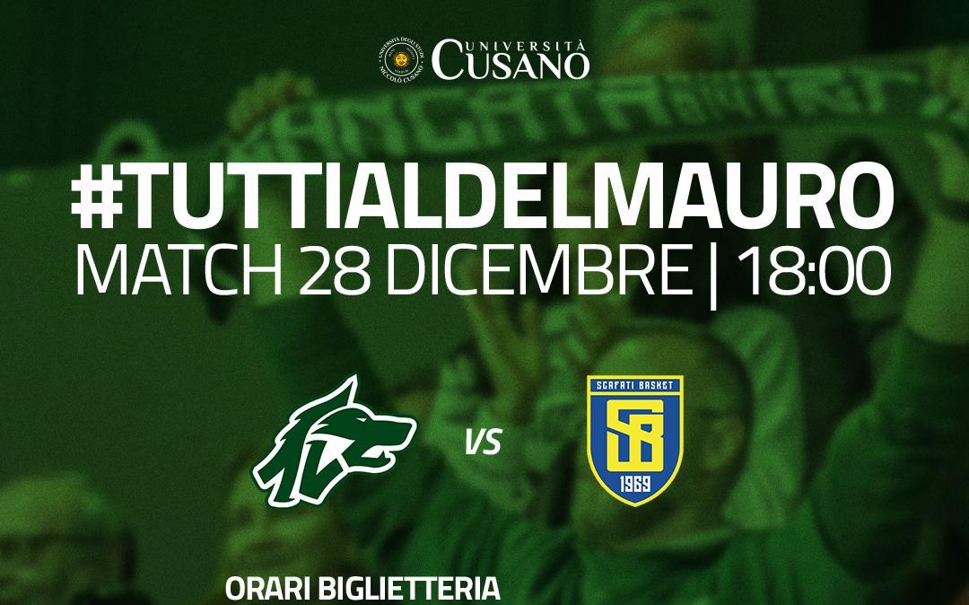 Avellino Basket, parte la prevendita per il derby contro Scafati a prezzi agevolati