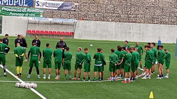 Avellino, primo allenamento a Montella: si rivede Simic, quattro gli assenti