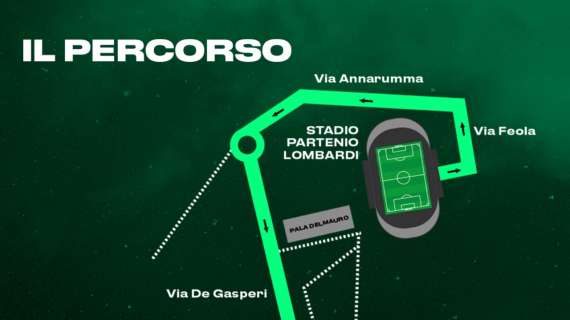 Avellino, consegna coppa e percorso bus scoperto: il comunicato ufficiale
