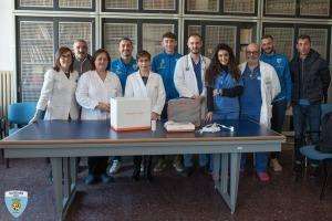 Iniziativa lodevole del Latte Dolce: il club dona una Cardiolina al reperto di pediatria dell'ospedale di Sassari