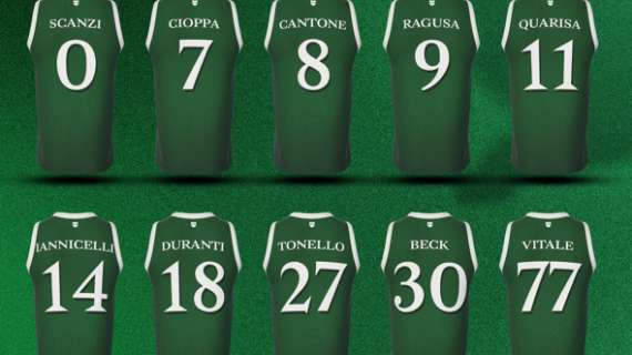 Felice Scandone, ufficializzati i numeri di maglia per la stagione 2025/26