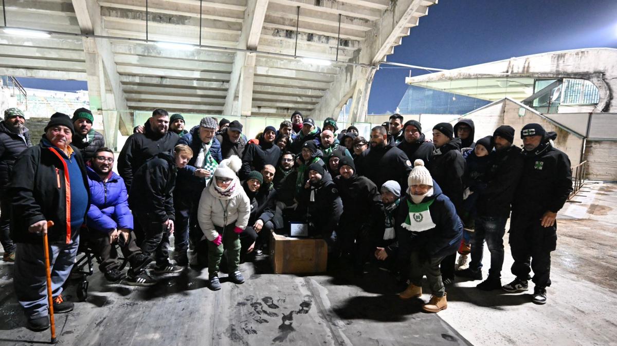 Il bel gesto della Curva Sud: donati 1000 euro all'Associazione Biancoverdi Insuperabili