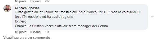 L'ex medico sociale Esposito su Fb: "Non volevano Parisi, Vecchia fece l'impossibile per tenerlo ad Avellino"