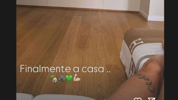 Patierno dimesso dall'ospedale: "Finalmente a casa"
