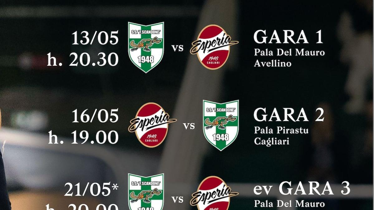 Playoff: Felice Scandone Avellino vs Esperia Cagliari, ecco il calendario della sfida