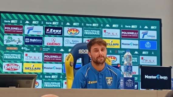 Frosinone, Calò in conferenza: "In questa categoria partire bene è importante. Bravi a non concedere nulla anche in inferiorità numerica"