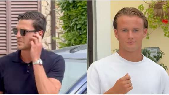 Favilli e Milani arrivati al Belsito Hotel: comincia la loro avventura biancoverde