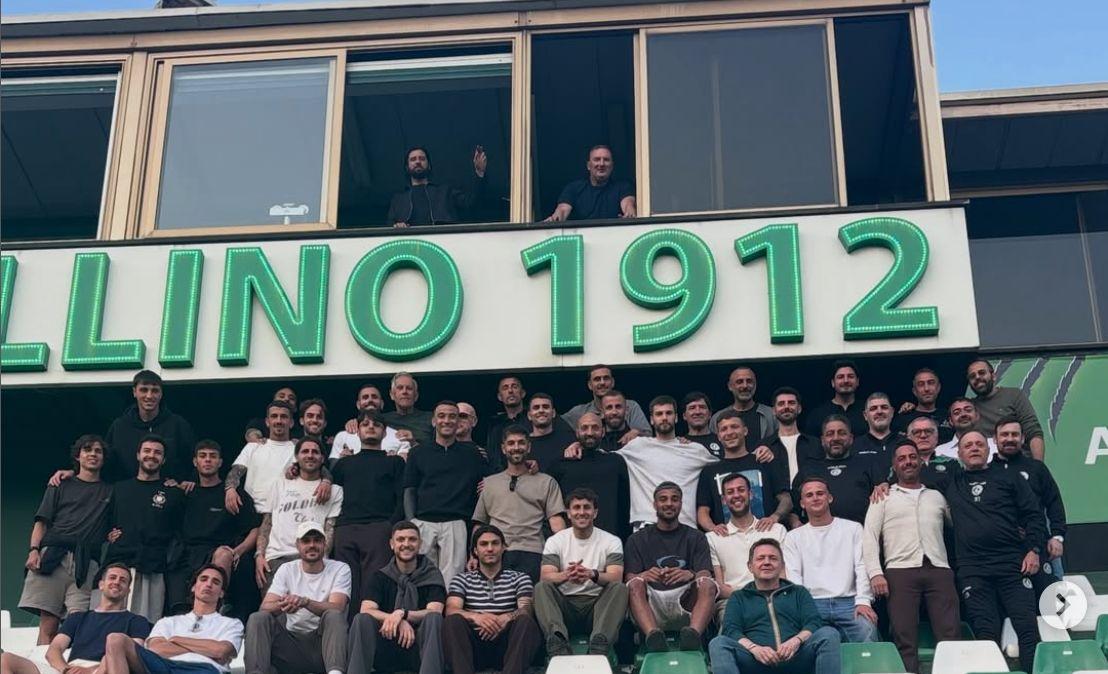 Avellino, grigliata salvezza a fine allenamento sugli spalti del Partenio