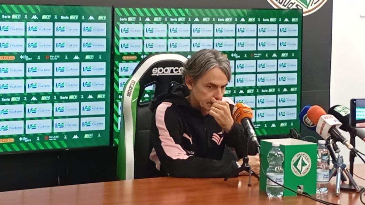 Palermo, Inzaghi: "Potevamo fare qualcosa in più, complimenti all'Avellino. Senza l'espulsione forse l'avremmo vinta"