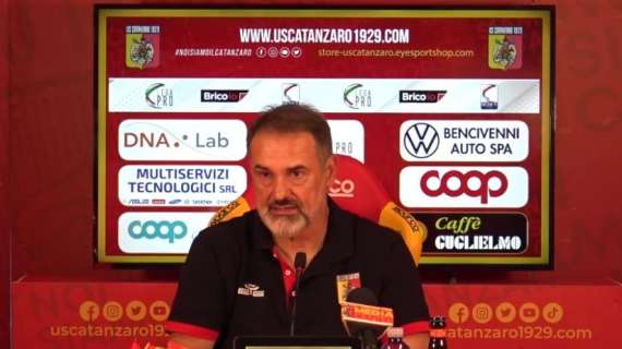 Catanzaro, Vivarini: "Sarà una bella partita, tra due squadre forti, abbiamo studiato le opportune contromosse"