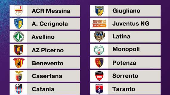 UFFICIALE - Ecco i tre gironi di serie C: Juventus Next Gen con l'Avellino