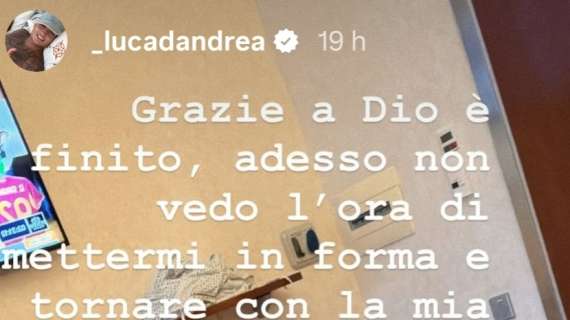 D'Andrea su Instagram: "Non vedo l'ora di tornare con la mia squadra"