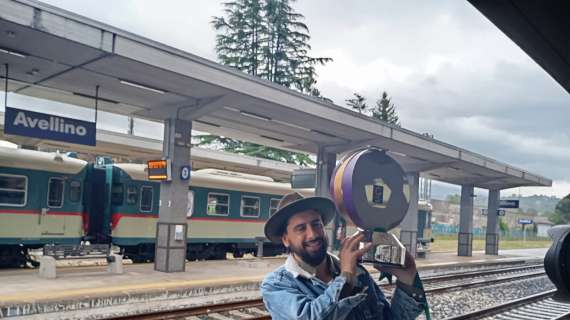 FOTO - Avellino sull'Irpinia Express per un abbraccio con tutti i tifosi della Provincia. Il B...ranco in giro per l'Irpinia