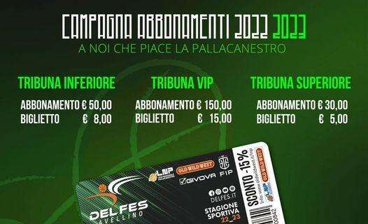 DelFes Avellino, presentata la campagna abbonamenti 2022/23: i prezzi
