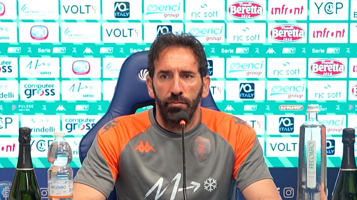 Empoli, Caserta: "Se pensi negativo le cose vanno male, dobbiamo vincere a ogni costo"