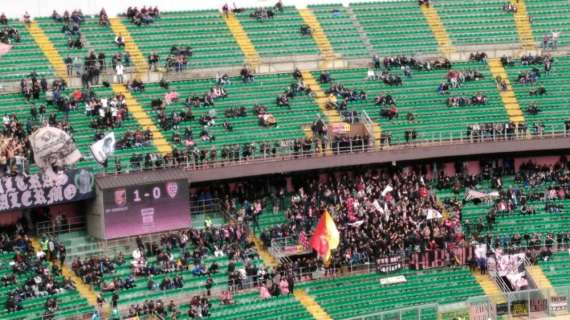 Daspo per un tifoso del Palermo: sabato ha tentato un'invasione di campo