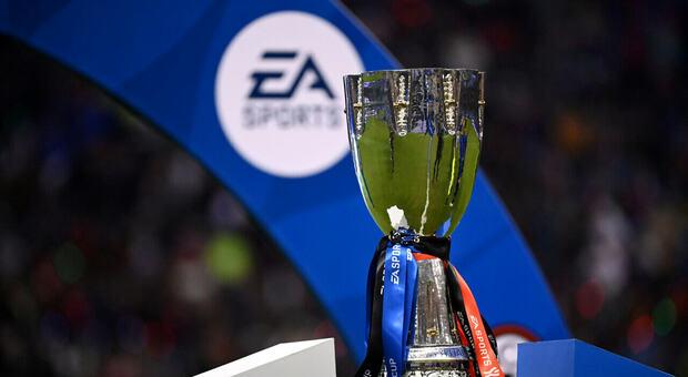 Finale Supercoppa Napoli-Bologna. Il trofeo realizzato dalla Iaco Group. La Lega: "Il trofeo è un unicum"