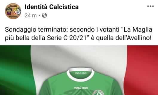 Contest su Facebook: è dell'Avellino la maglia più bella della Lega Pro
