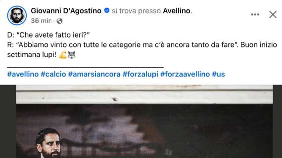 Giovanni D'Agostino: "Abbiamo vinto con tutte le categoria, ma c'è ancora tanto da fare"