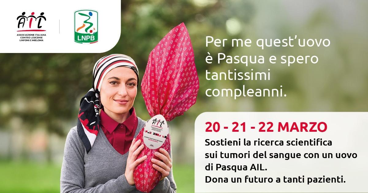 Lega Serie B con AIL per le Uova di Pasqua solidali
