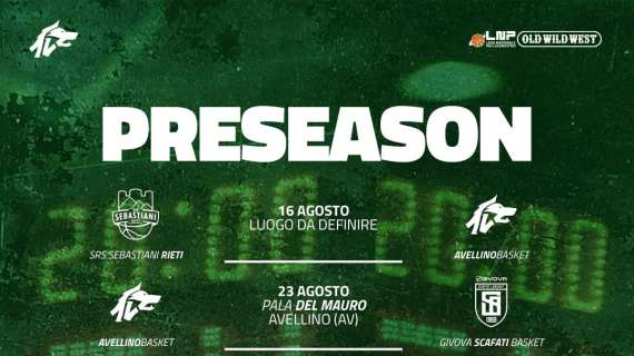 Definite le amichevoli per l’Avellino Basket. Ecco il programma completo
