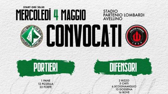 Avellino, Gautieri convoca 23 calciatori: non c'è Tito, si rivede Maniero